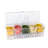 Chilled Condiment Server|Taco Bar Serving Set For Party|Chilled Condiment Tray With Lid And 5 Removable Compartments
