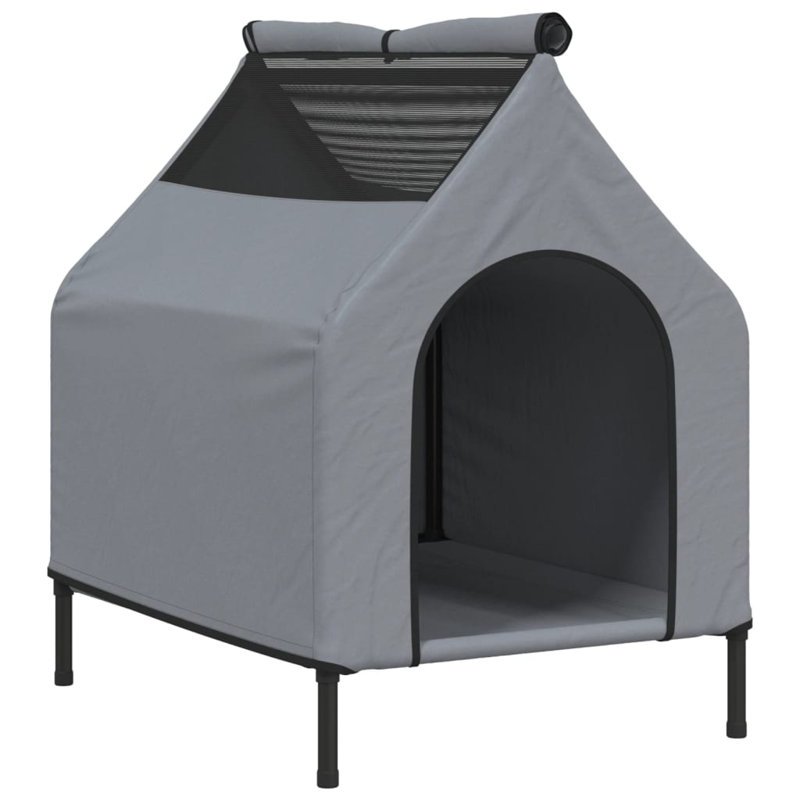 Clarktown Portable Dog House, Light Grey