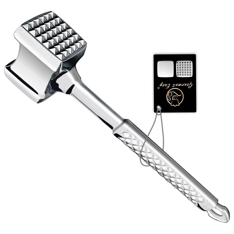 Gourmet Easy Stainless Steel Manual Meat Tenderizer
