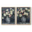 Impression florale Impasto I - impression encadrée de qualité supérieure - prête à être accrochée - aucun clou requis - aucun clou requis-1208712674-1208712672