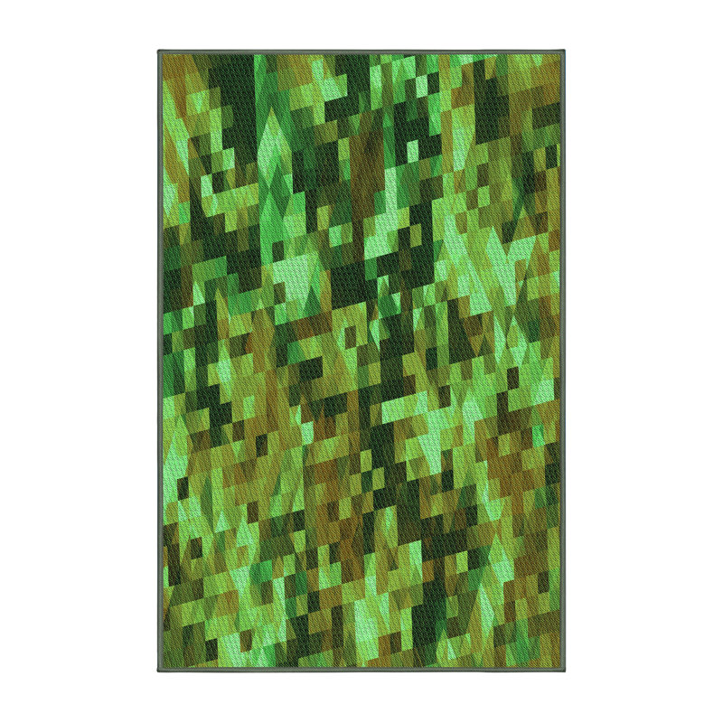 Abstract Indoor Rug, Rectangle 8' x 12'