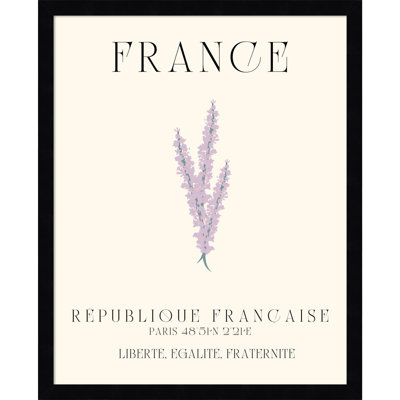 France Travel Poster French Lavender by Chayan Lewis