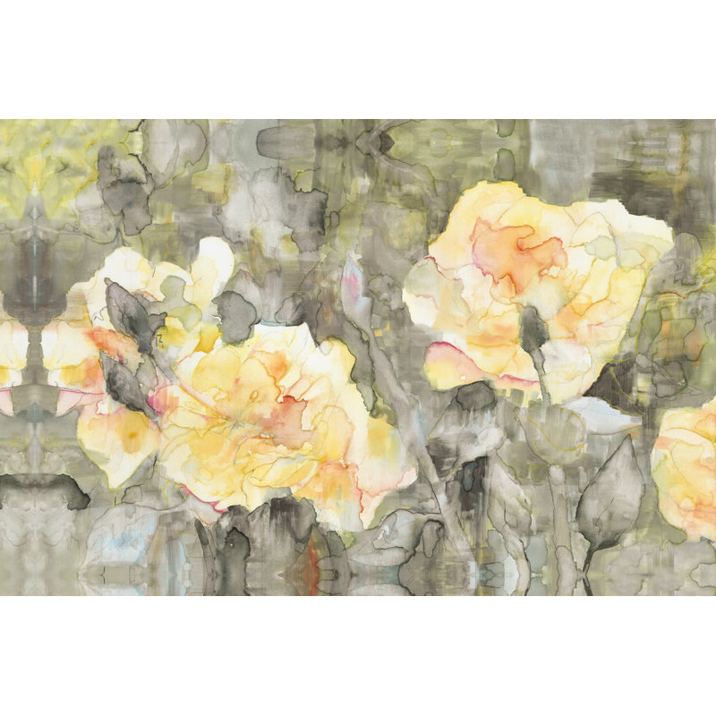 Yellow Flowers - Wrapped Canvas Art Prints, 61cm H x 91cm W