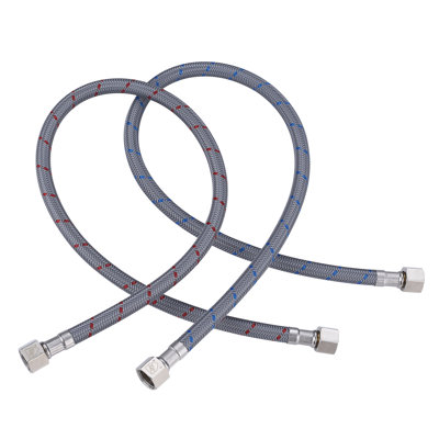 1 paire de raccords pour tuyau de raccordement de 3/8 po x 3/8 po ARCORA