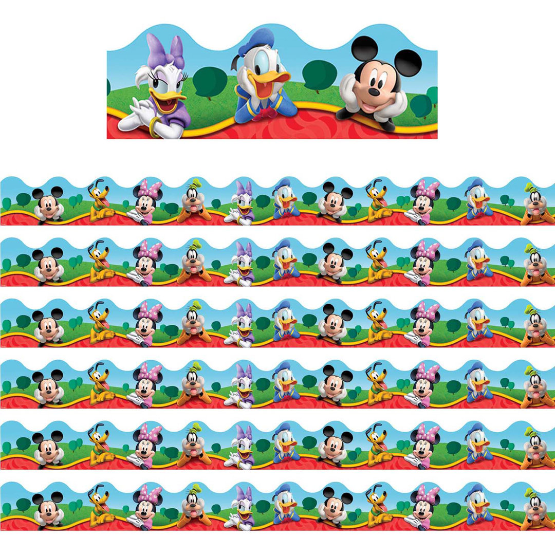 Mickey Mouse Clubhouse Characters Deco Trim (Set of 6) Eureka Classroom