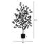 4 pi. Arbre d'érable artificiel noir Eerie