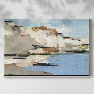 «White Rock Cliff I», reproduction encadrée sur toile