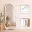 Miroir sur pied irrégulier pleine longueur avec cadre en bois de 67 pouces pour salon, entrée ou chambre-1150029141-1150029143-1150029144