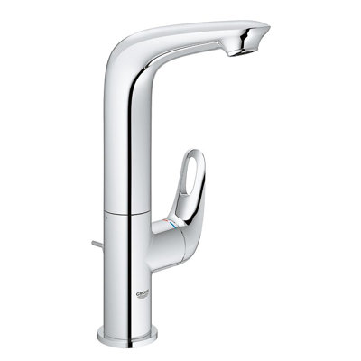 Eurostyle Single Hole Bathroom Faucet with Drain Assembly