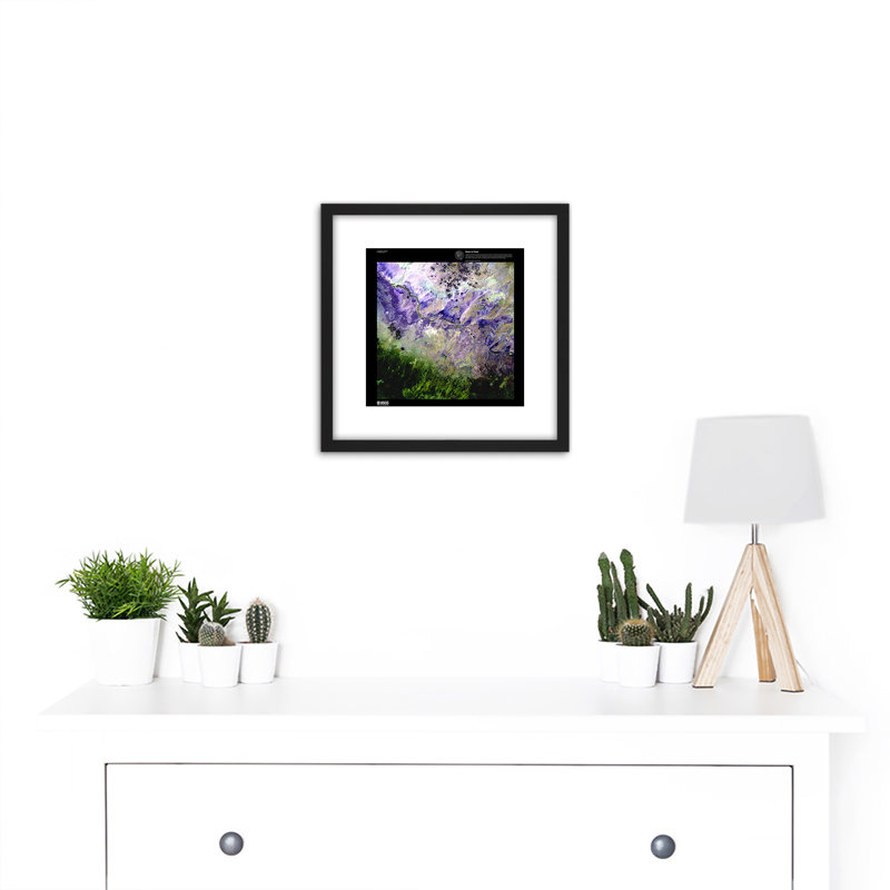 Earth Art USGS Desert To Forest - Single Picture Frame Painting