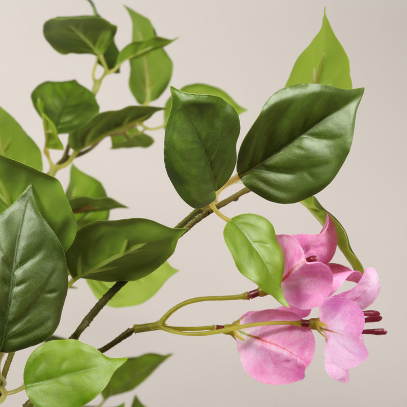 Arbre artificiel 60 'en pot fleurs roses