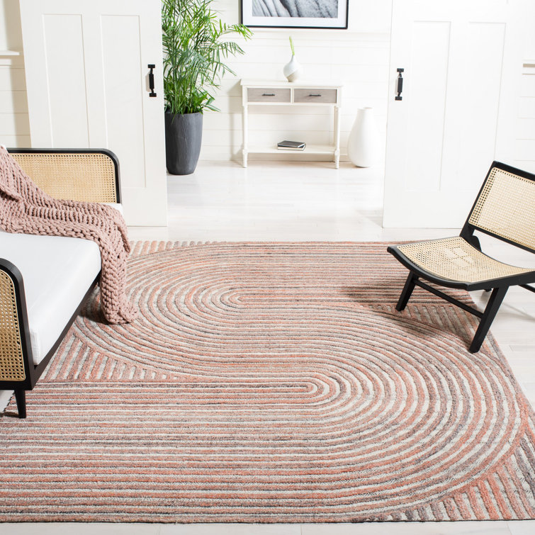 Stalnaker Hand Tufted Performance Abstract Rug
