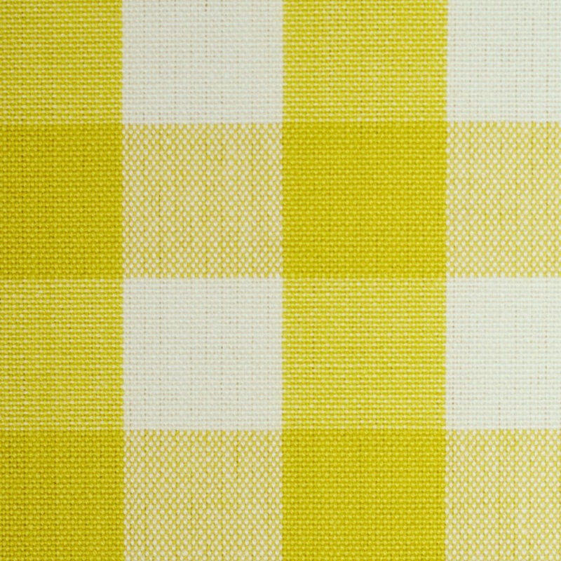 Tissu à carreaux en coton Elton, Jaune