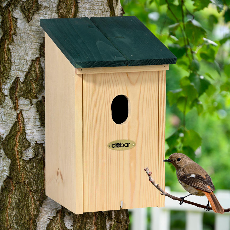VOBU nesting box flat roof for garden redtail