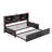 Metal Daybed With Trundle, Storage Shelves And USB Ports-977528639