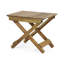 Table d'appoint d'extérieur pliante en bois