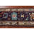 Vegetable Dye Purple Oushak Turkish Runner Rug
