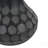 Accent Metal Coffee Table, Pedestal Table For Living Room, Hand-Hammered Texture, White+Black, Table