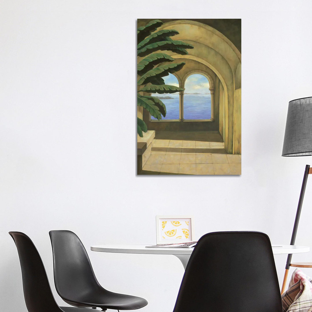 Ocean Villa I von Samuel Blanco - Galerie-verpackte Leinwand Giclée