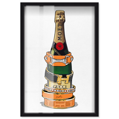 Jewelry Stack Bottle Shadowbox Print Fashion Art Prints by Art Remedy