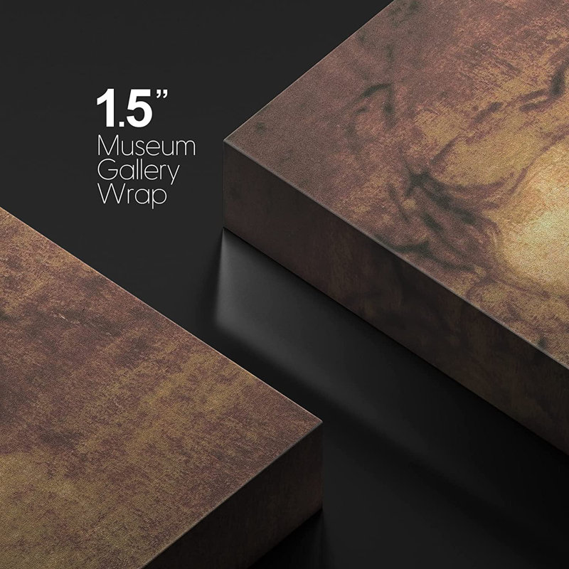«Famous Artwork The Head of a Woman» par Leonardo Da Vinci, reproduction d'art sur toile tendue, H 36 po x l 24 po x 1,5 po