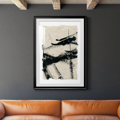 «Lines Crossed II», peinture sur toile encadrée