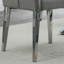 Chaise de travail en velours