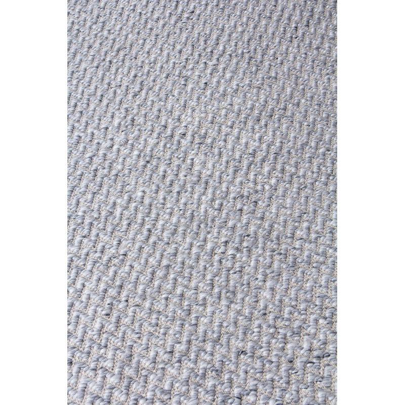 Rialto Chevron Area Rug in Light Gray, Rectangle 10' x 14'
