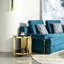 Table d'appoint en verre trempé double couche
