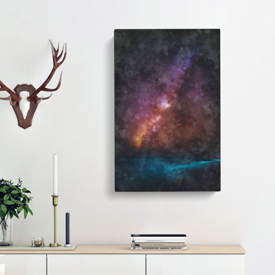 Stars Over The Ocean - Wrapped Canvas