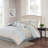 7 Piece Comforter Set Aqua Cal King-117517657-117517655