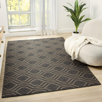 Moroccan Trellis Washable Area Rug