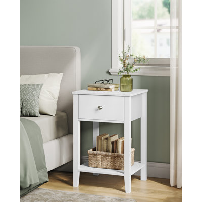 Table de chevet blanche Brookford