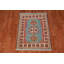 Tapis de vestibule oriental bleu clair Kazak 2x3