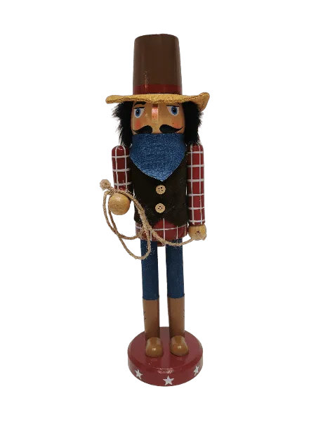  Casse-noisette en bois Cowboy F07M6-9