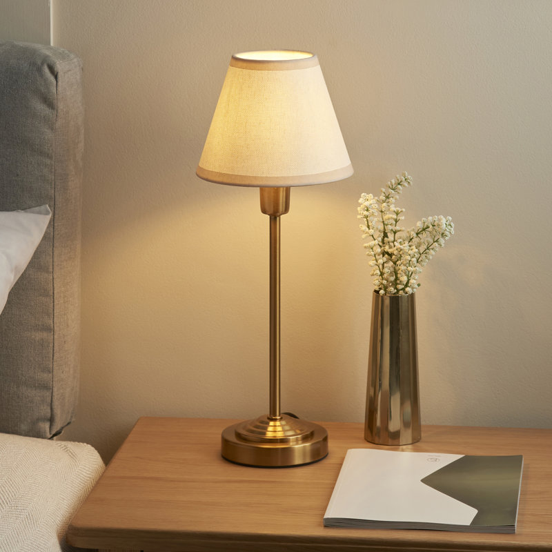Table Lamp 16cm Shade, Gold