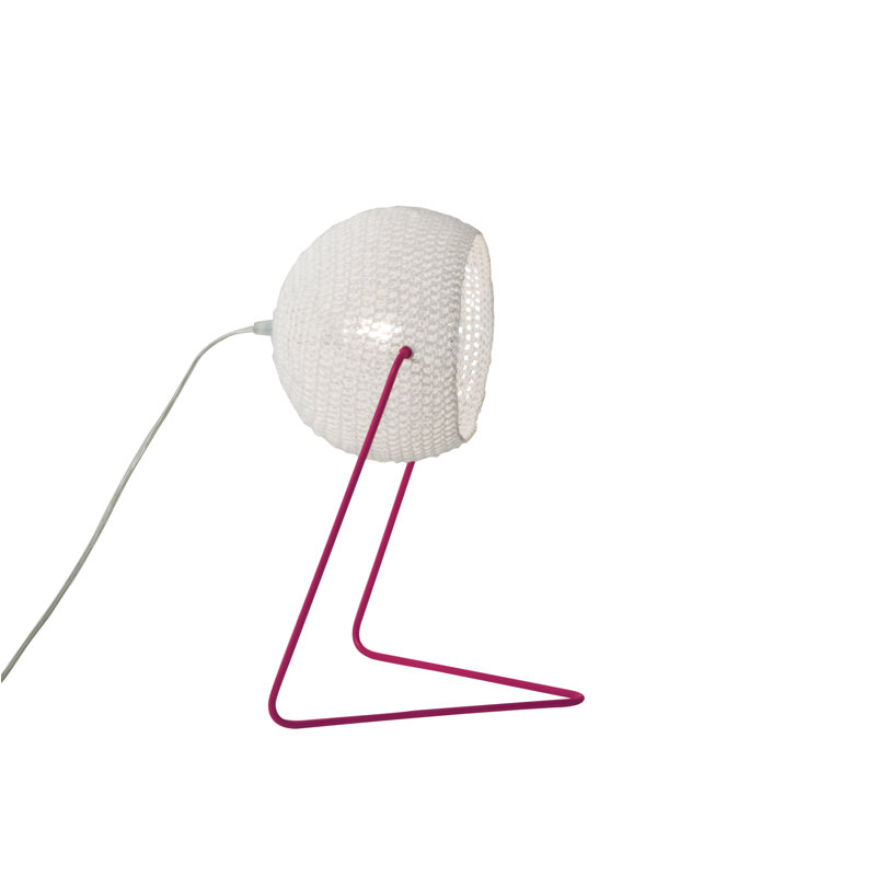Trama Metal Novelty Lamp, Magenta