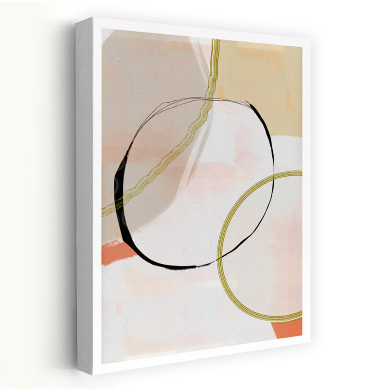 Art contemporain abstrait géométrique, H 24 po x l 16 po