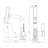 Pull-out lift LED temperature digital display bathroom basin faucet with 360° rotatable-115745049