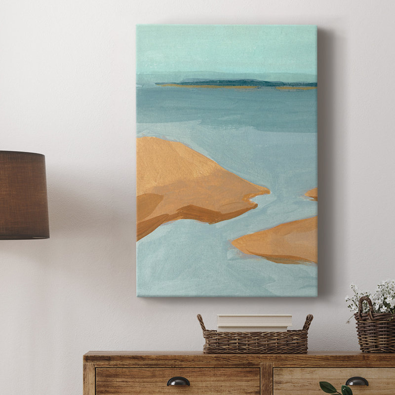 «Out on the Sandbar IV» - galerie sur mesure Cavas, H 18 po x l 12 po