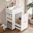 20-Inch Bathroom Vanity with Ceramic Sink, MDF Storage Cabinet with Drawer, Side Shelf & Golden Handle – Space-Saving Modern Vanity for Small Bathrooms-135276510