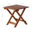 Chaise longue simple en acacia avec coussins et table 16 po Hilarius-741573113