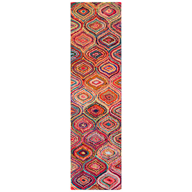 Nantucket Hand Tufted Performance Geometric Rug, Runner 2'3" x 9'