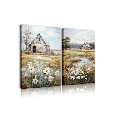 2 Piece Wrapped Canvas Print