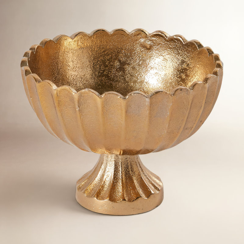 Vase de table Abrams, H 4,5 po x l 5,75 po x P 5,75 po