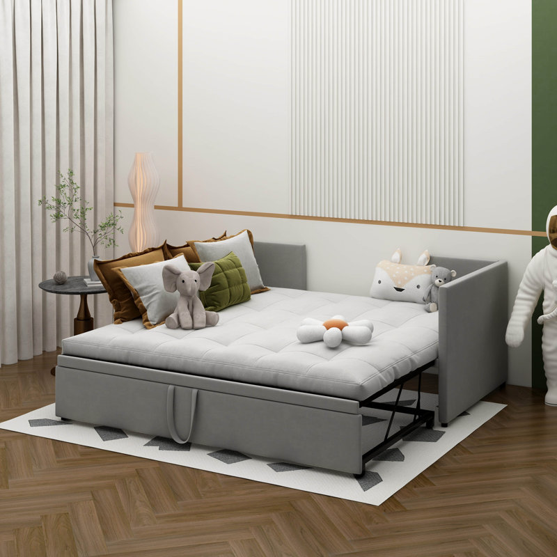Deyadira Kids with Trundle, Gray