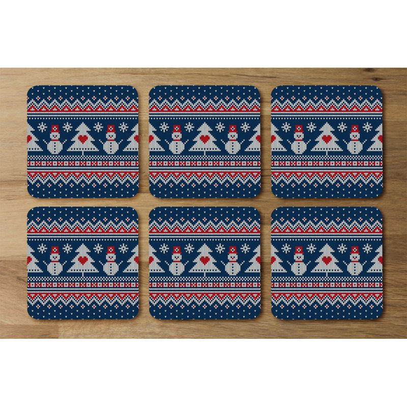 Square 6 Piece Coaster Set
