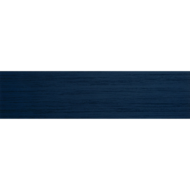 Refinery Semi-Polished 6'' W x 24'' L Porcelain Singular Tile, Navy