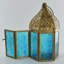2 Piece Metal Tabletop Lantern Set