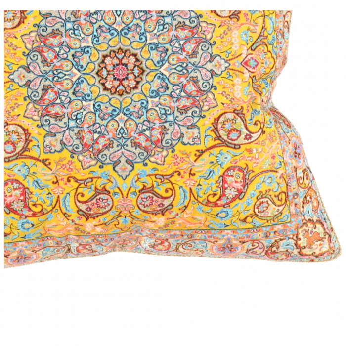 Wool & Silk Reversible Throw Pillow